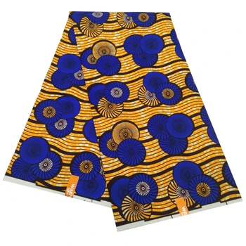 2021 Нов Прием на pagne Африканска Плат с изображение Принт Истинска Восъчна Кърпа