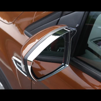 ABS Хромирани Автоаксесоари кроше на Огледалото за Обратно виждане Дъждобран Декоративна Стикер 2016 2017 2 бр. Автомобилен Стайлинг за Ford C-MAX