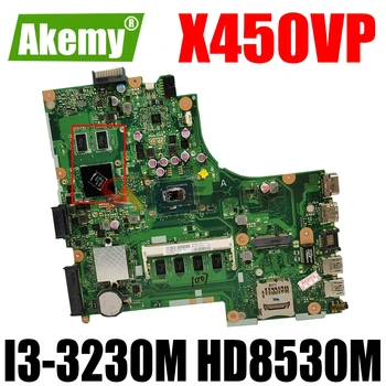 AKEMY X450VP дънна Платка За лаптоп ASUS X450VP Оригиналната дънна Платка с 4 GB оперативна памет I3-3230M AMD HD8530M
