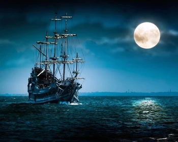 JMINE Div 5D пиратски кораб луната океана Пълна Диамантена Живопис комплекти на кръстат бод изкуството на Високо Качество на Живописна 3D боя диаманти