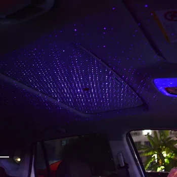 Led авто нощна светлина със звезда на покрива, проектор USB ambie за chevrolet cruze, aveo, captiva lacetti VW Volkswagen JETTA GOLF MK6 5 6 7