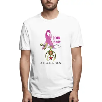 PHA Shriners Рак На гърдата Графична Мъжка Тениска тениска с Къс ръкав Забавни Върхове