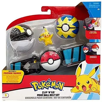 Pokemon Clip 'N' Go Poke Топката Колан Набор От Детска Играчка, Подарък За Рожден Ден