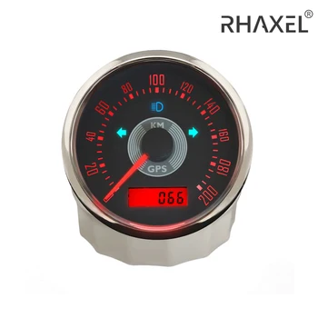 RAXEL Водоустойчив GPS Регулируема Скоростомер, Километраж 0-150 0-160 км/h 0-160 km/h 0-200 км/ч за Автомобил със задно 9-32 85 мм