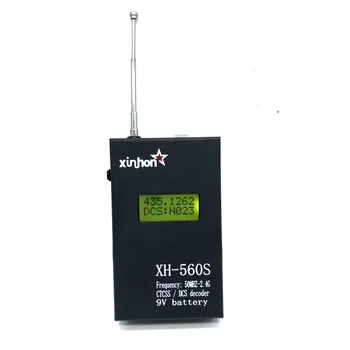 XH-560S Радиостанция Брояч на Честотата на Детектор Четец на 50 Mhz ~ 2,4 Ghz CTCSS/DCS Decorder XH560S Метър Тестер За Двустранния Радио
