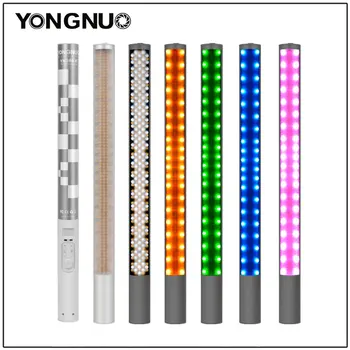 YONGNUO YN360II YN360 II led лампа за видеозаснемане 3200 до 5500 КЪМ RGB Преносима Ледената пръчка с вградена литиево-йонна батерия с капацитет 5200 mah