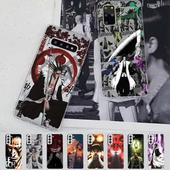 Zaraki Kenpachi Аниме Bleach Калъф за мобилен Телефон за Samsung S21 A10 за Redmi Note 7 9 за Huawei P30Pro Honor 8X 10i калъф