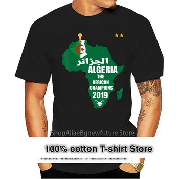 Алжир Футбол 2021 Тениска Футбол За Купата На Африка, Може Да Тениска Къс Ръкав Свободен Стил На Тениска