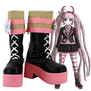 Аниме Danganronpa Utsugi Kotoko Cosplay Вечерни Обувки За момичета Модни Обувки по поръчка
