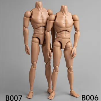 В наличност B006/B007 Подобрена версия на 1/6, с тесни рамене, гол мускулесто тяло, шията и допълнителни ръце и крака, модел 12 инча