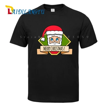 Весела Коледа, най-Добрият Подарък, Мъжки t-shirt Тениска За Мъже, Памучен Ежедневни Тениска с Къс Ръкав и Кръгло Деколте