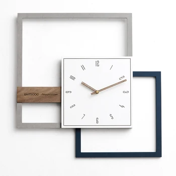 Луксозни Стенни Часовници В Скандинавски Стил, Персонални Творчески Стенни Часовници За Всекидневна, Модерни Прости Модни Reloj Pared Home Decor HX50WC