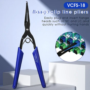 Нов Оптичен Конектор SC/LC, Мъжки и скоба, Инструмент за Изтегляне на Оптични стайни инструменти VCFS-18