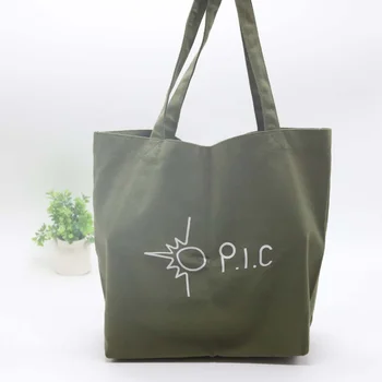 Обичай лого публикува Голяма Холщовую Памучна Чанта За покупки От Органична Тъкан Холщовой