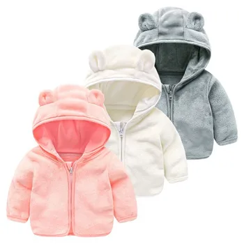 Палто за малки Момичета, Зимно яке за малки момчета от 2021 г., Флисовое Топло Палто За Момичета, Модни Детски Връхни Облекла, Коледна Детски Дрехи