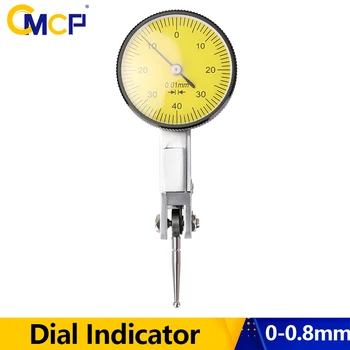 Скала CMCP Показател 0-0,8 мм Рычажный Тестов Индикатор Притежателя Магнитна Стойка Измервателни Уреди 0,01 мм Скала