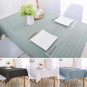 Скандинавска клетчатая покривка маса за хранене покривка от плътна тъкан, правоъгълна кафе чай ресторант