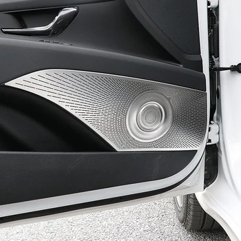 За Hyundai Elantra CN7 2021 автоаксесоари 4 бр. Врати на Колата Аудио Говорител Декор на Кутията Високоговорител 3D Довършителни Стикер